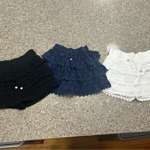 Blanco By Nature Cosmo Skirt Set Bundle - Black, Navy, and White